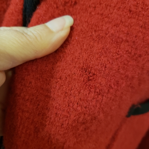 Tally Ho Red Wool Garment Label - Picture 6 of 11